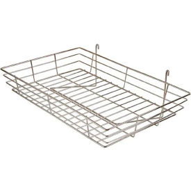 24""W X 15""D X 4-1/2""H Basket - Chrome