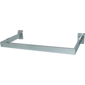 U-Shaped Rectangular Tubing Hangrail - Chrome
