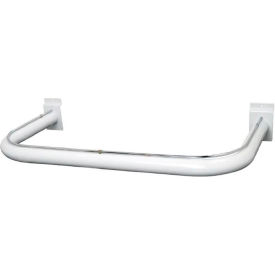 U-Shaped Round Tubing Hangrail - Semi-Gloss White