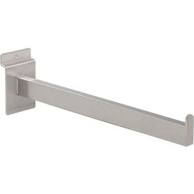 Econoco Corp BQRW12SN 12" Faceout for Slatwall - Satin Nickel image.