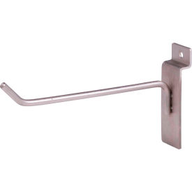 Econoco Corp BQSWH6SN 6" Hook for Slatwall - Satin Nickel image.