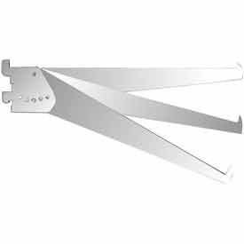 10"" Adjustable Tap-In Style Shelf Bracket - Chrome