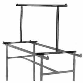 Econoco Corp K49 Adjustable Topper for K40 and K41 Garment Rack - Chrome image.