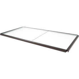 Econoco Corp LNWUSHLF2 Econoco, Linea Glass Shelf for Freestanding Merchandising Unit image.