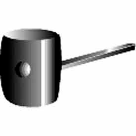 Econoco Corp RM/1 Rubber Mallet W/ Wood Handle - Black image.
