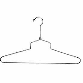 Econoco Corp SLD/16 16" L Steel Blouse And Dress Hanger W/ Regular Hook - Chrome image.