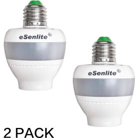 eSenLite® Invisible SMART Sensor Retrofit E26/E27 Light Socket for LED CFL Bulb Pack of 2 