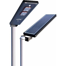E E SYSTEMS GROUP INC EE824W-AI18 eLEDing® Solar Powered 18W 3200 LM AI SMART CREE 5000K LED Street Parking Lot Area light image.