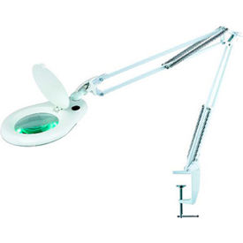Eclipse Enterprises, Inc. 902-109 Eclipse 902-109 - Magnifier Workbench Lamp - White, with Bench Clamp image.