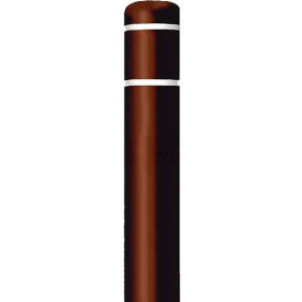 Encore Commercial Products Inc 3527N Post Guard® Bollard Cover 3527N, 8-7/8"Dia. X 72"H, Brown W/No Tape image.