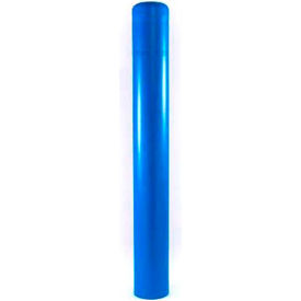 Encore Commercial Products Inc 7X52BLUNT Post Guard® Bollard Cover, 7" Dia. x 52"H, Blue W/ No Tape, 7X52BLUNT image.