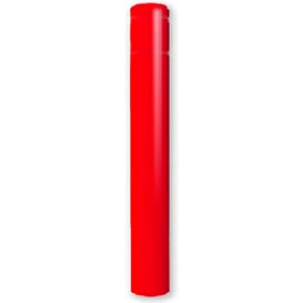 Encore Commercial Products Inc 7X52RNT Post Guard® Bollard Cover, 7" Dia. x 52"H, Red W/ No Tape, 7X52RNT image.