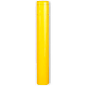 Encore Commercial Products Inc 8x52YNT Post Guard® Bollard Cover, 8 7/8" Dia. x 52"H, Yellow W/ No Tape, 8x52YNT image.