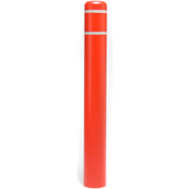 Encore Commercial Products Inc CL1386BCNT Post Guard® Bollard Cover CL1386BCNT, 7" Dia. x 52"H, Red Without Tape image.