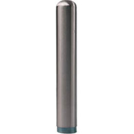 Post Guard® 4"W X 32"H Stainless Steel Threaded Bollard W/Threaded Base ENCSS432 2 Bolt 