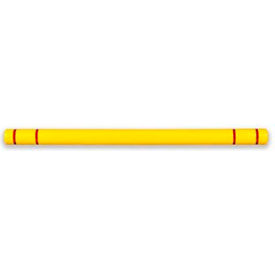 Encore Commercial Products Inc HTGRD796YRNG Height Guard™ Clearance Bar, 7"D x 96"L, Yellow w/Red Tape, No Graphics, HTGRD796YRNG image.