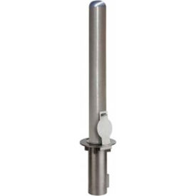 Encore Commercial Products Inc RMB436SS EMB4X12 Encore 4" X 36" Removable Stainless Steel Bollard  image.
