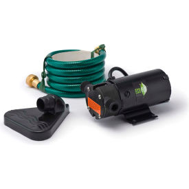 Eco Flo Products Inc PUP61 Eco-Flo PUP61 Portable Light Weight Utility Pump W/6 Ft Garden Hose & Extra Impeller Kit - 360 GPH image.