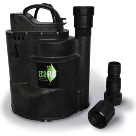 Eco-Flo SUP57 Submersible Utility Pump Automatic 1/4 HP 1800 GPH