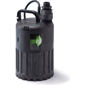 Eco Flo Products Inc SUP80 Eco-Flo SUP80 Submersible Utility Pump, Manual, 1/2 HP, 3180 GPH image.