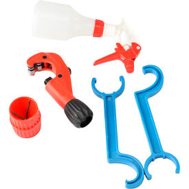 Fastpipe® 1" Installation Tool Kit with Spanner Wrenches Pipe Cutter & Spray Bottle 