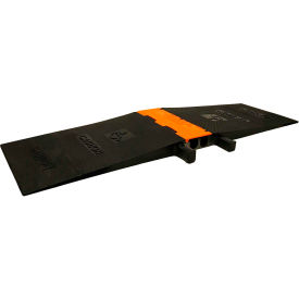 Elasco Products. MG2200-W Elasco MightyGuard 2 Channel HD ADA Cable Protector, 2" Channel, Black/Orange, MG2200-W image.