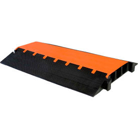 Elasco Products. MG3300 Elasco MightyGuard 3 Channel Heavy Duty Cable Protector, 3" Channel, Orange/Black, MG3300 image.