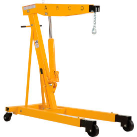 Floor Crane with Telescopic Boom EHN-60-T 6000 Lb. Capacity