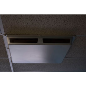 ELIMA-DRAFT INCORPORATED ELMDFTCOM2DEF4226 Elima-Draft Commercial 2-Way Magnetic Diffuser Cover 24" x 24", Fits 1" Drop Ceiling Grid Systems image.