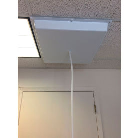 ELIMA-DRAFT INCORPORATED ELMDFTCOMWDC3297 Elima-Draft Commercial Ceiling Tile Leak Diversion Cover 24" x 24" For 1" Drop Ceiling Grid Systems image.