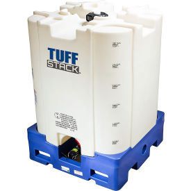 Elkhart Plastics Tuff Stack#&8482;IBC Container 120 Gallon - Stackable 45"L x 45"W x 36"H 