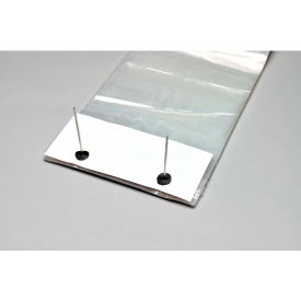 Elkay Plastics Company Inc 10F-1420+4BGW Gusseted Poly Bags On Wicket Dispenser, 14"W x 4"D x 20"L, 1 Mil, 500/Pack image.