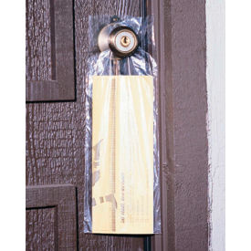 Elkay Plastics Company Inc D15HD Doorknob Bags, 5-1/2"W x 15"L, .45 Mil, Clear, 2000/Pack image.