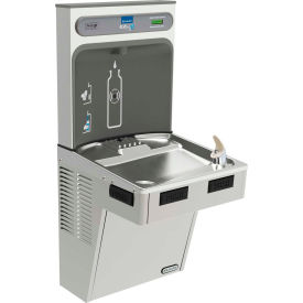Elkay Mfg. Co. EMABFDWSSK Elkay EMABFDWSSK EZH2O Non Refrigerated Water Bottle Refilling Station W/Single ADA Fountain SS image.