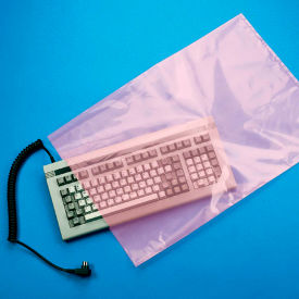 Elkay Plastics Company Inc FAS40203 Anti Static Bags, 3"W x 2"L, 4 Mil, Pink, 5,000/Pack image.