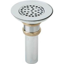 Elkay Mfg. Co. LK18 Elkay LK18, Chrome Drain Fitting w/Perforated 3" Grid Strainer For Kitchen image.