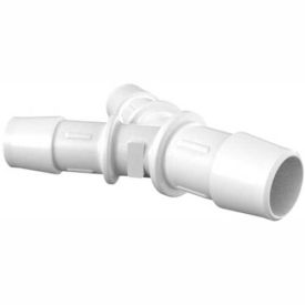 Eldon James Corp. RY8-10NK7 Eldon James 1/2" to 5/8" Barbed Reduction Y-Connector, Natural Kynar image.