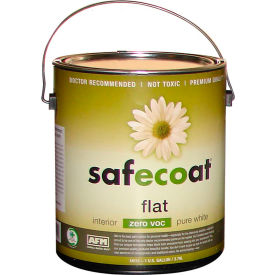 Afm Safecoat Flat Paint Pastel Base 0 Voc, White Gallon Can 1/Case (780410141110)