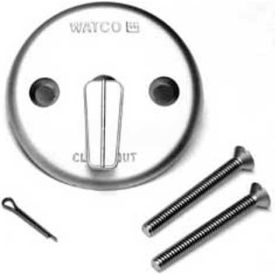 Eagle Mountain Products 18702-BN Watco 18702-BN Trip Lever Overflow Plate Kit, Two Screws, One Cotter Pin, Brushed Nickel image.