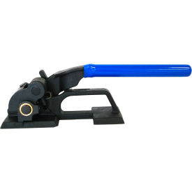 Encore Packaging Llc EP-1400 Encore Packaging Compact Light Duty Feed Wheel Tensioner for 3/8-3/4" Strap Width, Black & Blue image.