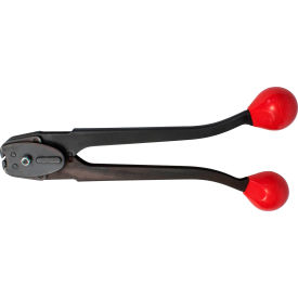 Encore Packaging Economy Front Action Double Notch Sealer For 1/2" Strap Width Red 
