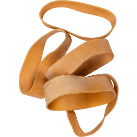 Encore Packaging Standard Rubber Bands Size 94 3-1/2" x 3/4" Beige 100 Bands/1 lb. Pack 