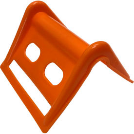 Encore Packaging Llc EP-5670 Encore Packaging Plastic Corner Guard Edge Protector, 4"L x 5"W x 4"H, Orange image.