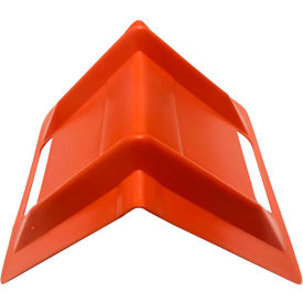 Encore Packaging Llc EP-5680 Encore Packaging Plastic Edge Protector, 8"L x 10"W x 8"H, Orange image.