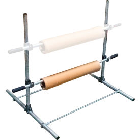 Encore Packaging Economy Paper/Poly Tubing Dispenser Kit - Table Top Mount 1 Tier 48" 