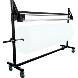 Encore Packaging Bi-Support Stand with Premium Manual Cutter For 84" Material Width 