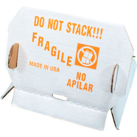 Encore Packaging Do Not Stack Printed Pallet Cone White/Red Pack of 50 