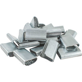 Encore Packaging Snap On Serrated Poly Seals 5/8" Strap Width Pack of 1000 