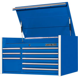 Extreme Tools, Inc. RX412508CHBL Extreme Tools RX412508CHBL Professional 41"W x 25"D x 21-3/8" H 8 Drawer Blue Top Chest image.