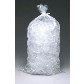Elkay Plastics Company Inc 9F1836 Caterer Ice Bags, 29"W x 36"L, 2.75 Mil, 40 Lb. Capacity, Clear, 250/Pack image.